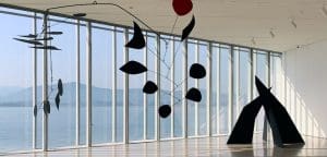 Installation view of ‘Calder Stories’ at Centro Botín, Santander. Photography: Jessica Klingelfuss