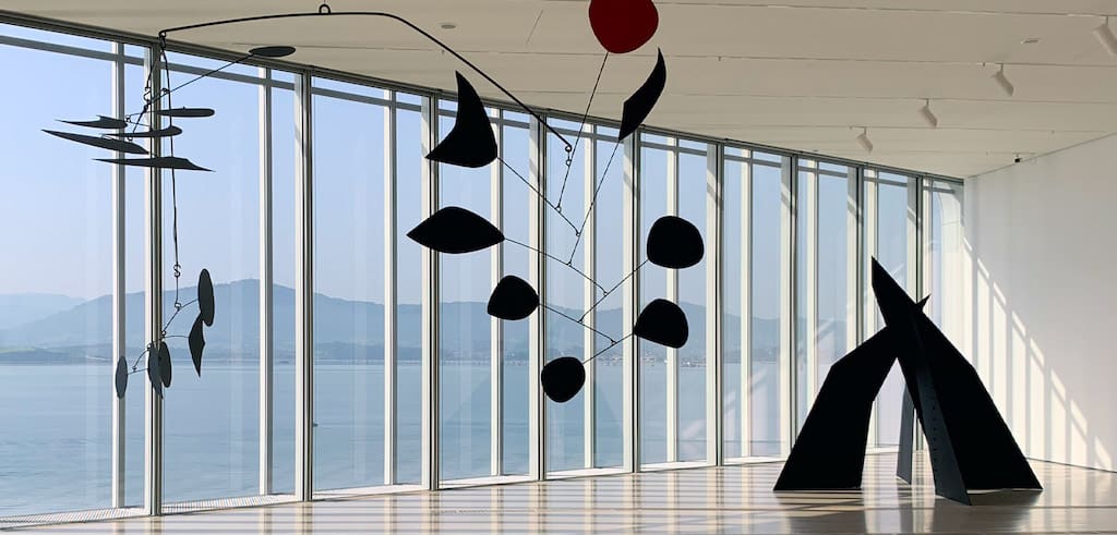Installation view of ‘Calder Stories’ at Centro Botín, Santander. Photography: Jessica Klingelfuss