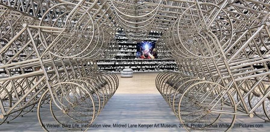 Ai Weiwei: Bare Life, installation view, Mildred Lane Kemper Art Museum, 2019. Photo: Joshua White / JWPictures.com
