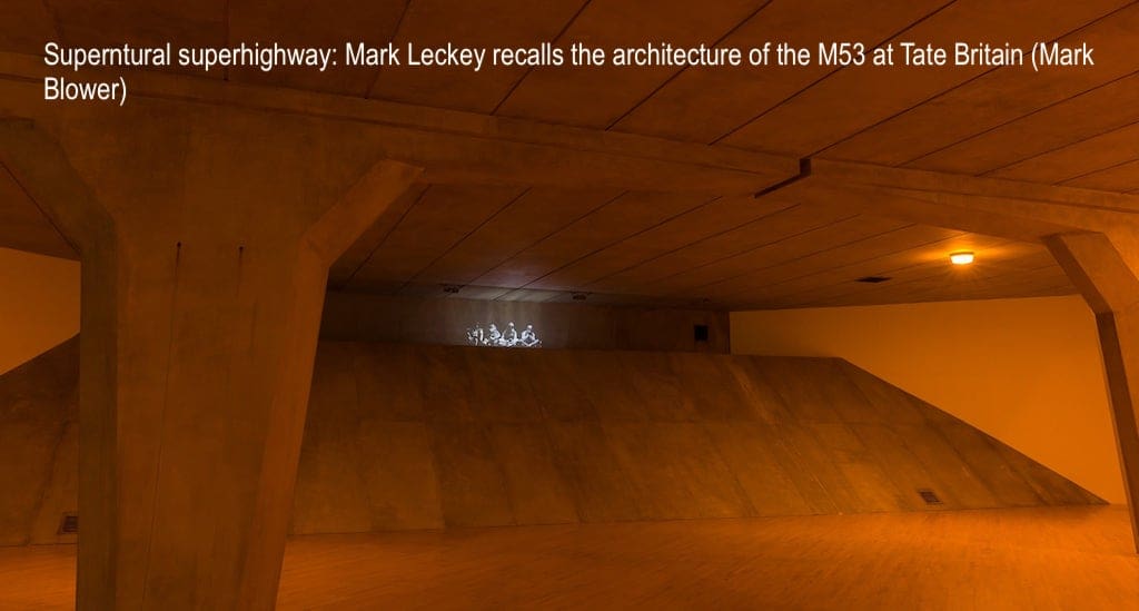 Superntural superhighway: Mark Leckey recalls the architecture of the M53 at Tate Britain (Mark Blower)