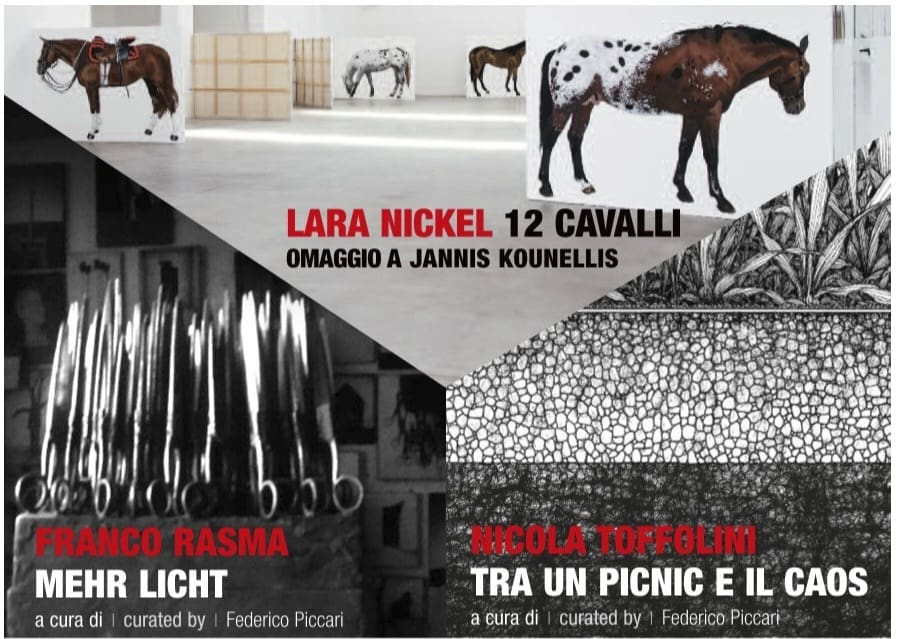 LARA NICKEL. 12 cavalli. Omaggio a Kounellis - TORINO – Fondazione 107 Via Sansovino 234