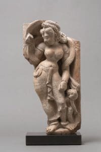 Vāgīśvarī Uttar Pradesh fine IV secolo d.C. terracotta 69 cm