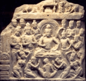 Scena dal Māndhātā Jātaka Andhra Pradesh, Amarāvatī, II secolo d.C. calcare, 94cm