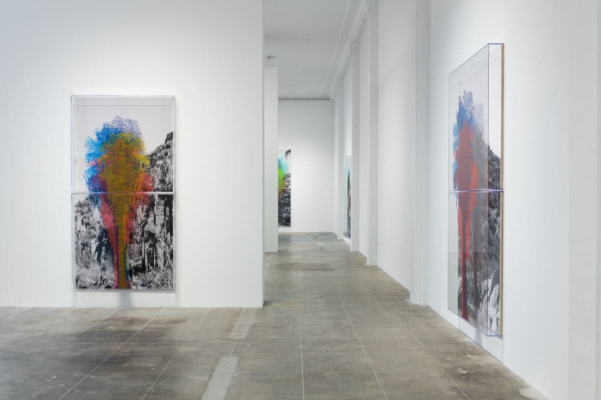 Installation view - Photo: Fredrik Nilsen - Charles Gaines Palm Trees and Other Works -Hauser & Wirth Los Angelesuser & Wirth