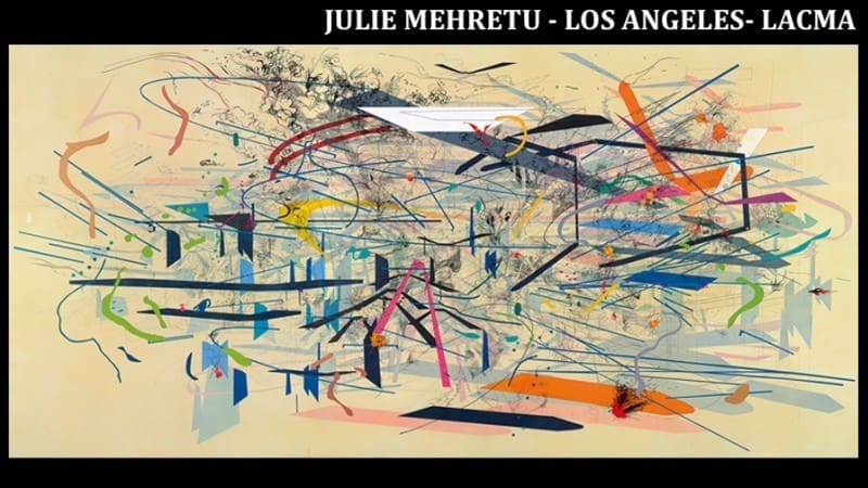 JULIE MEHRETU - LOS ANGELES LACMA 2020