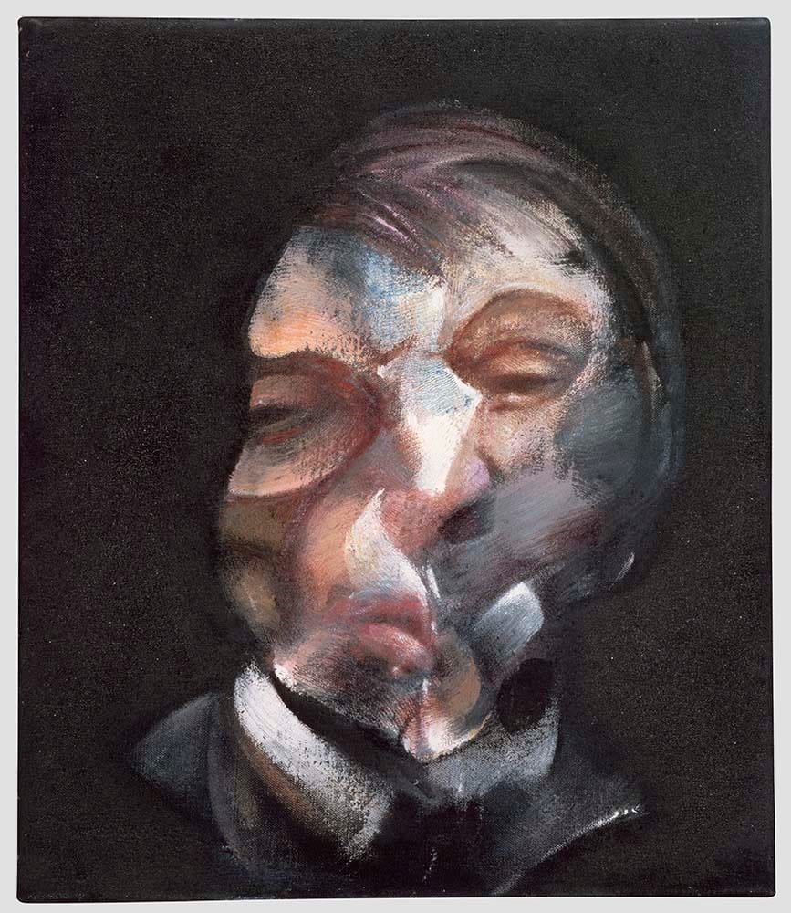 Francis Bacon, Self-Portrait, 1971, oil on canvas, Centre Pompidou, Musée national d’art modern-Centre de création industrielle, Paris. © The Estate of Francis Bacon. All rights reserved. / DACS, London / ARS, NY 2019