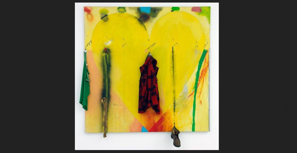 Jim Dine, Putney Winter Heart (Crazy Leon), 1971-1972 | Musée d’art moderne et contemporain de Saint-Étienne Métropole ©Y. Bresson/MAMC+