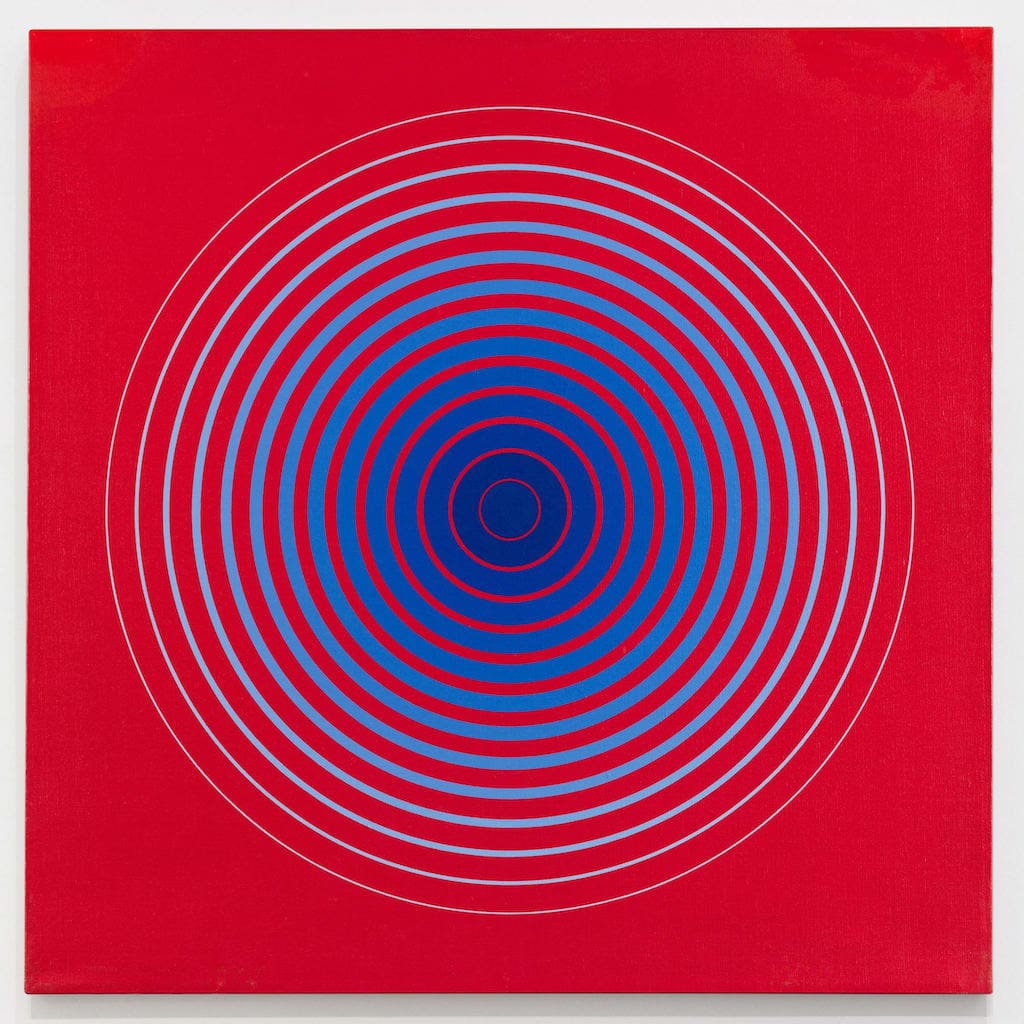 MARINA APOLLONIO N° 28 Gradazione 14 P Forma colore, 1972 Acrylic on canvas 70 x 70 cm 27 1/2 x 27 1/2 inches