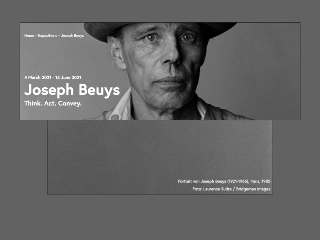 Joseph Beuys Think. Act. Convey.