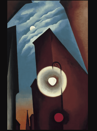 Georgia O'Keeffe - New York Street with Moon - 1925