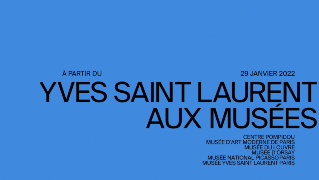 Yves Saint Laurent aux musées 