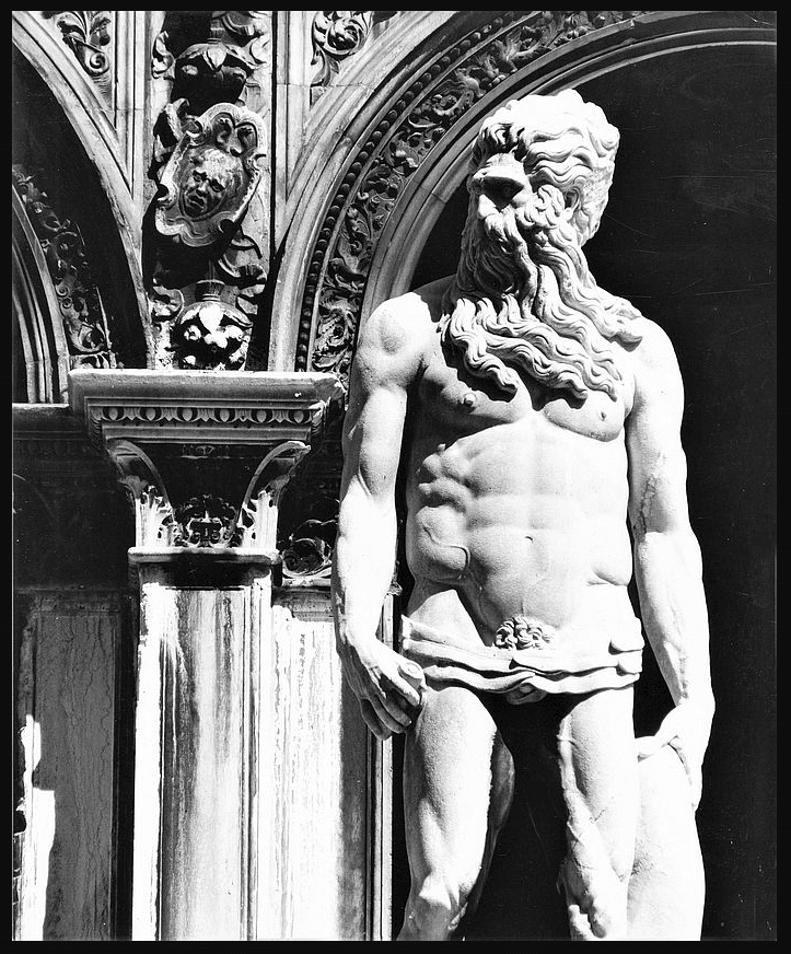 Venezia, Statua di Nettuno, anni '80