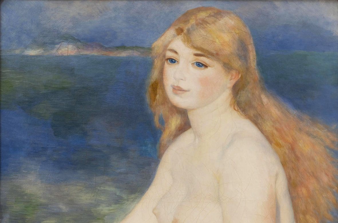 Pierre-Auguste Renoir, La Baigneuse blonde, 1882. Pinacoteca Agnelli, Torino