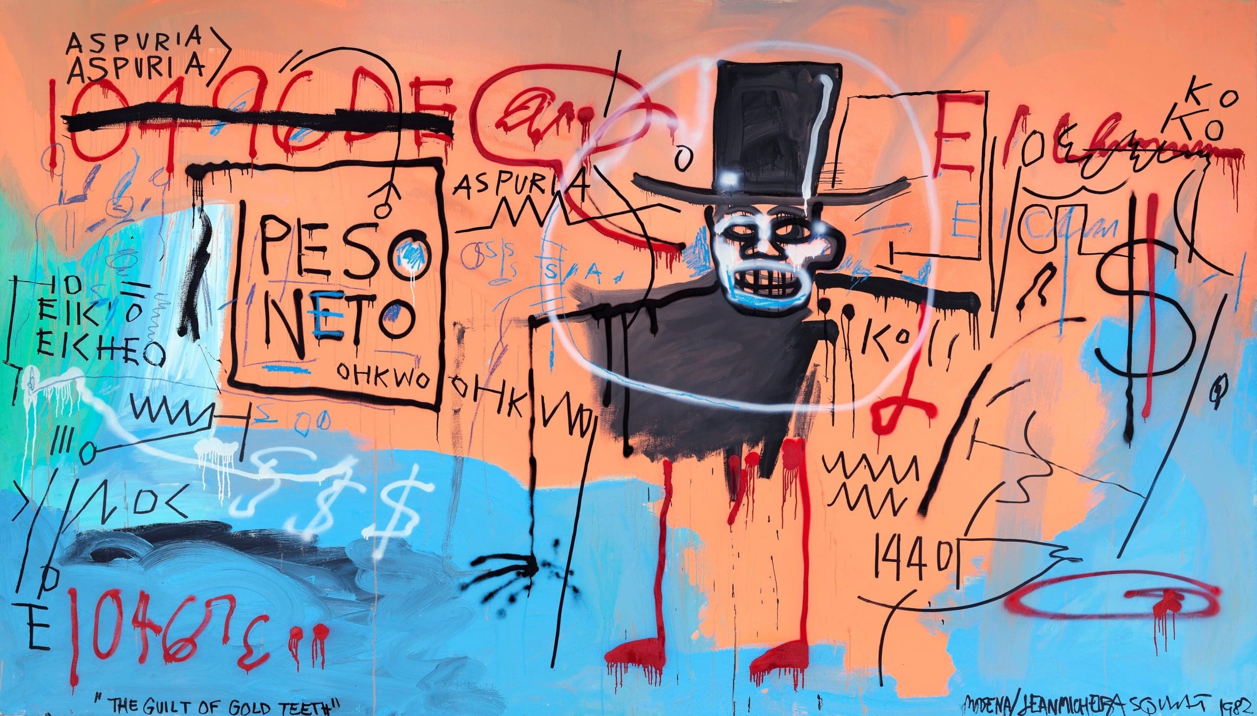 Basquiat The Modena Paintings - 11 giugno 27 agosto 2023 - 8 opere Modena - Profit I e The Guilt of Gold Teeth - Fondation Beyeler