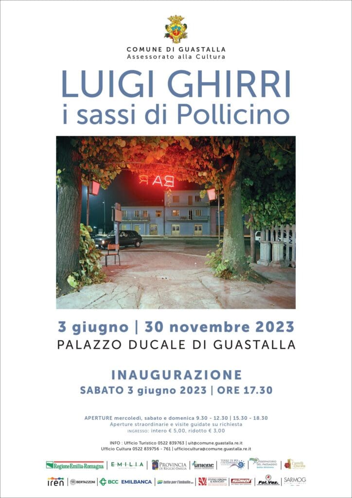 Luigi Ghirri sassi Pollicino - GUASTALLA Palazzo Ducale - Archivio Ghirri - Dal 3 giugno al 30 novembre 2023