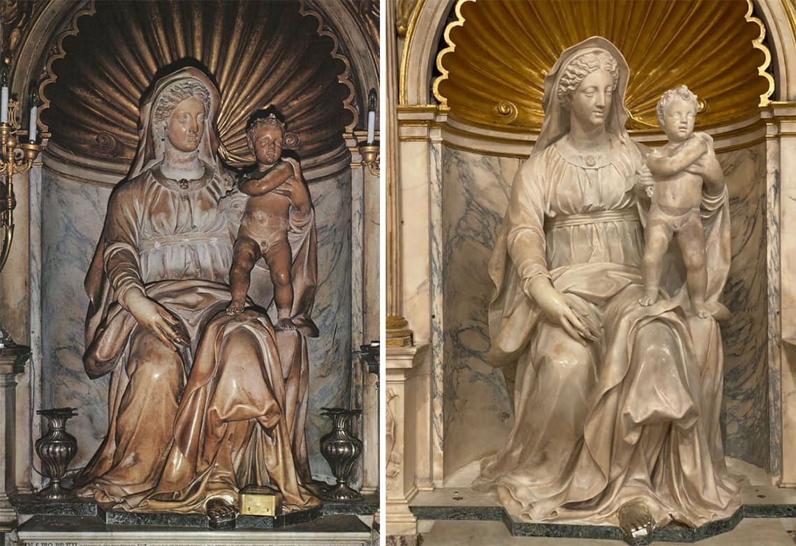 Restauro opere d'Arte - Biopulitura - Jacopo Sansovino - Basilica di Sant’Agostino - Campo Marzio Roma - Restauri Restauro opere d'Arte - Biopulitura - Jacopo Sansovino - Basilica di Sant’Agostino - Campo Marzio Roma - Restauri