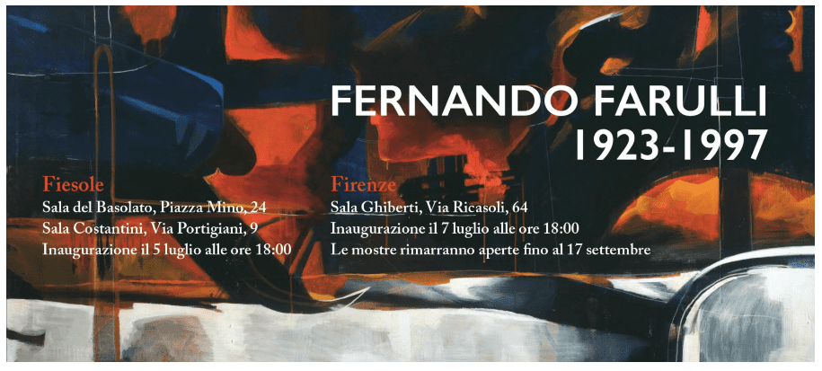 Mostra Farulli Firenze e Fiesole
