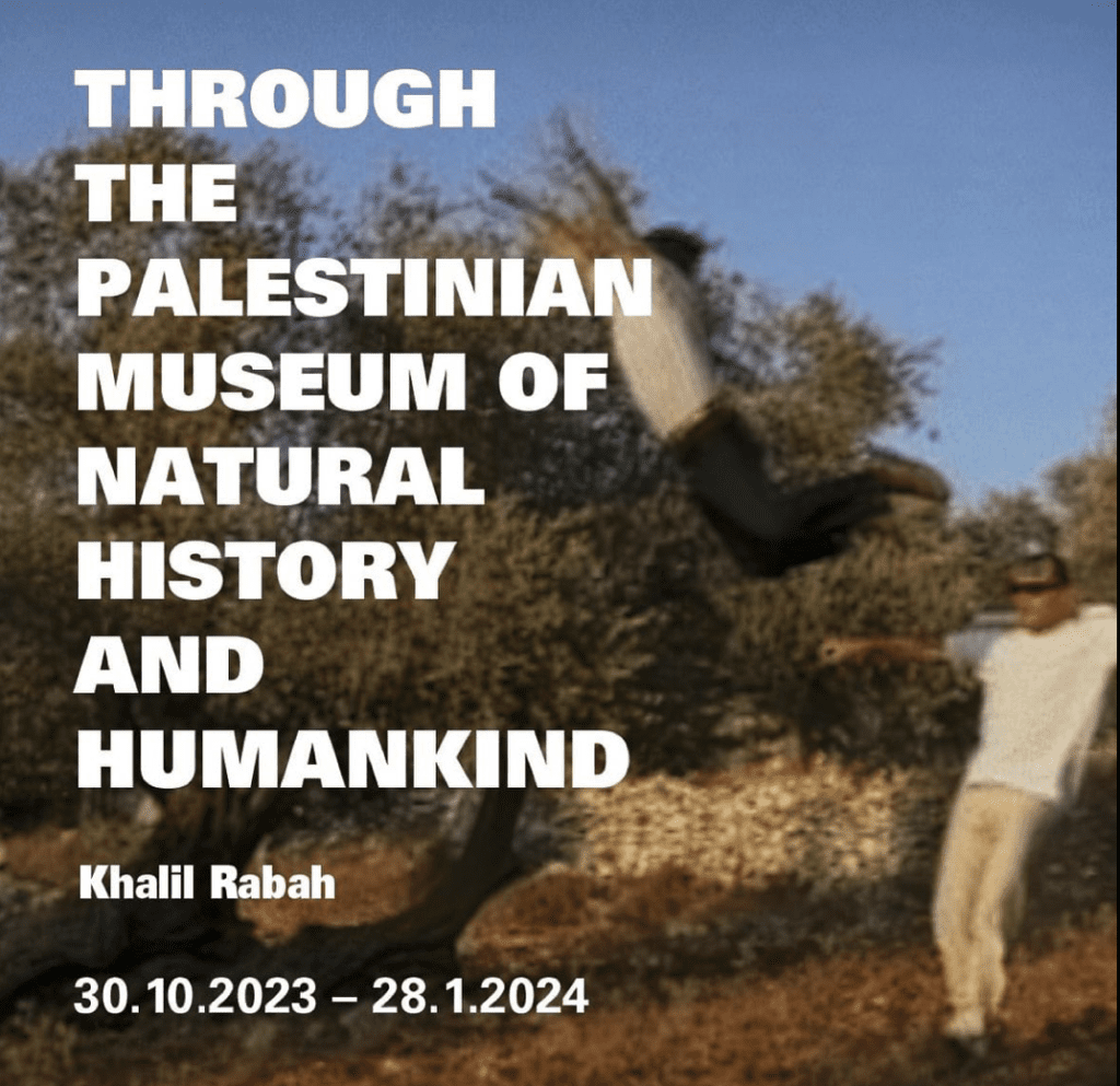 La Fondazione Merz di Torino presenta la mostra KHALIL RABAH. Through the Palestinian Museum of Natural History and Humankind