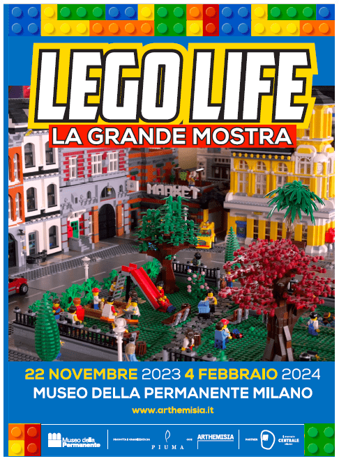 La Permanente di Milano presenta la grande mostra Legolife, dedicata ai mattoncini colorati più famosi del mondo