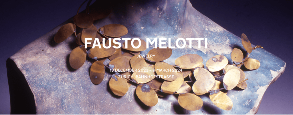 Hauser & Wirth di Zurigo presenta la mostra Fausto Melotti: Jewelry, dedicata alla scultura di gioielli, fino al 9 marzo