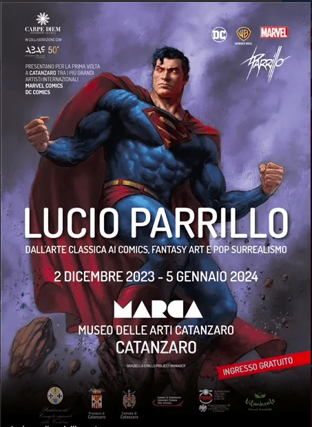 Il Museo delle Arti Catanzaro/MARCA propone la mostra LUCIO PARRILLO: dall’arte classica ai comics, fantasy art e pop surrealismo