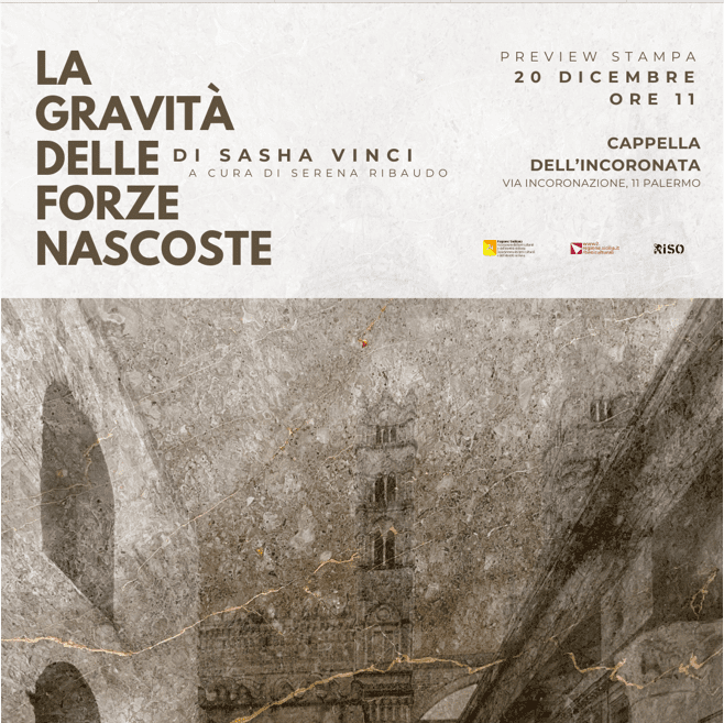 Il Museo regionale d'Arte Moderna e Contemporanea di Palermo presenta la mostra Sasha Vinci. La gravità delle forze nascoste