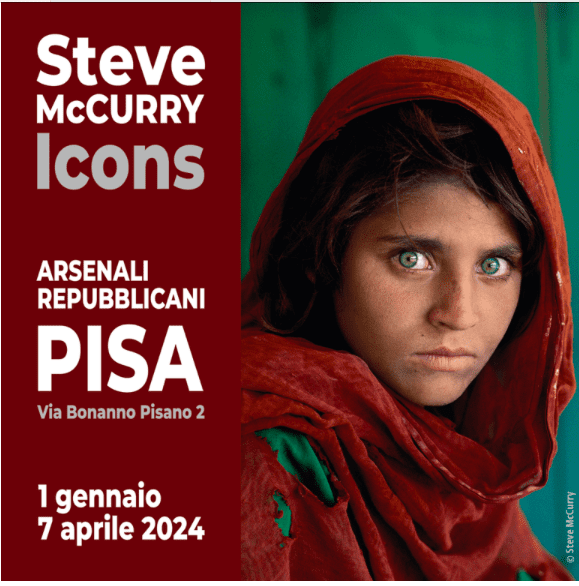 Gli Arsenali Repubblicani di Pisa ospitano la mostra fotografica del grande maestro Steve McCurry. Icons, fino ad aprile
