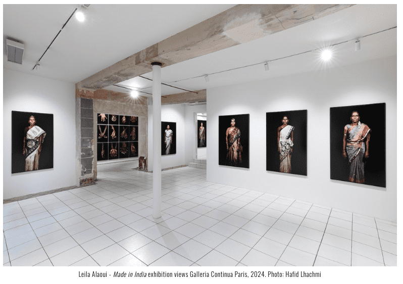 Galleria Continua presenta nella sede di Parigi la mostra fotografica LEILA ALAOUI. 'Made in India', fino al 19 marzo