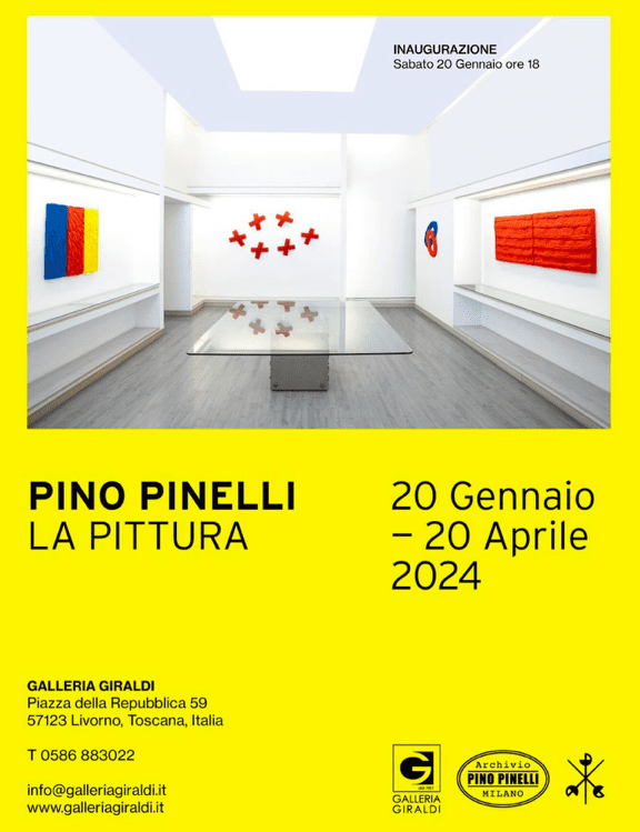 La Galleria Giraldi di Livorno propone la mostra antologica di PINO PINELLI. La Pittura, fino al 20 aprile