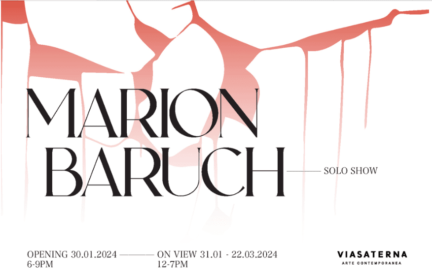 Galleria Viasaterna di Milano presenta una mostra personale dell'artista tessile MARION BARUCH, fino al 22 marzo