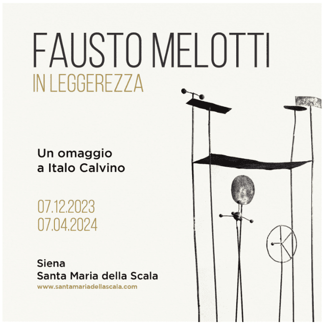 Santa Maria della Scala di Siena ospita la mostra Fausto Melotti. In leggerezza. Un omaggio a Italo Calvino 