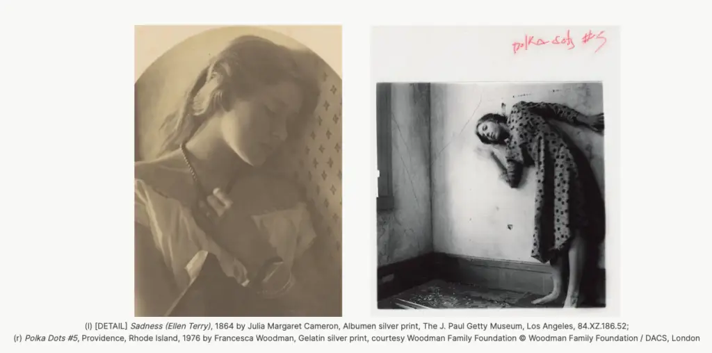 La National Portrait Gallery di Londra ospita la mostra fotografica FRANCESCA WOODMAN and JULIA MARGARET CAMERON: Portraits to Dream In