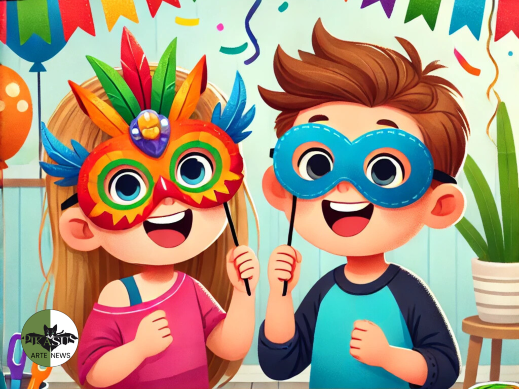 Maschere di Carnevale con i bambini: idee creative e divertenti da realizzare insieme, per stimolare la fantasia e divertirsi con semplicità