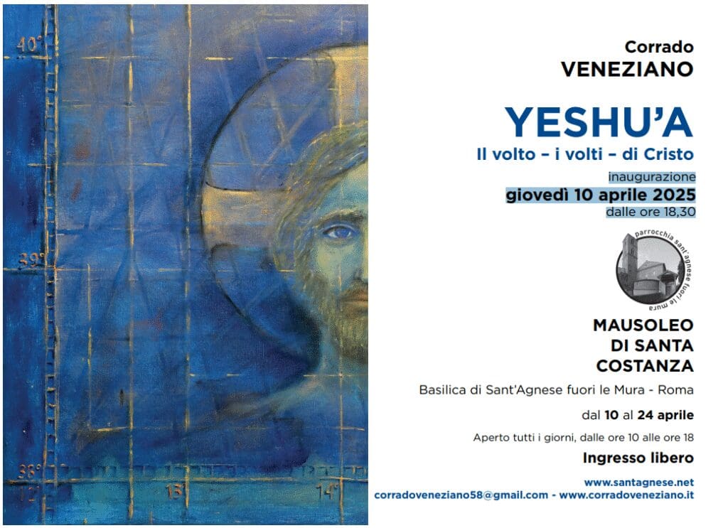 Yeshu’a - Il volto, i volti di Cristo. Mostra che esplora dolore e speranza nei conflitti mondiali attraverso l’arte di Corrado Veneziano. Yeshu’a - Il volto, i volti di Cristo. Mostra che esplora dolore e speranza nei conflitti mondiali attraverso l’arte di Corrado Veneziano.