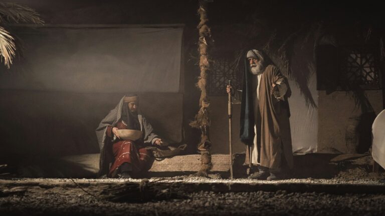 Scena presepe vivente